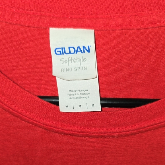 Gildan Softstyle Red Coke Style ENJOY KUSH T-Shirt - Picture 2 of 3